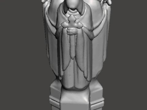 TRIPLA STATUA DEL CULTISTA MODELLO IN MINIATURA DI TERRENO PER GIOCHI FANTASY RPG DND Modello di stampa 3D