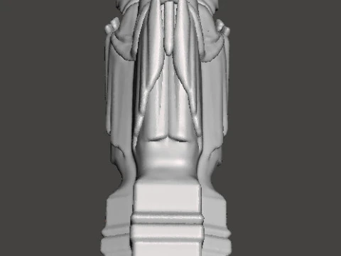 TRIPLA STATUA DEL CULTISTA MODELLO IN MINIATURA DI TERRENO PER GIOCHI FANTASY RPG DND Modello di stampa 3D