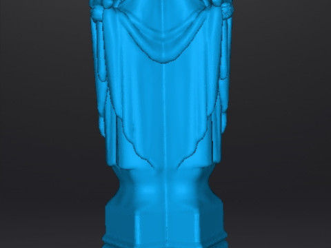 三重邪教徒雕像微型模型地形适用于奇幻游戏角色扮演游戏 DND 3D 打印模型