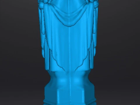 TRIPLA STATUA DEL CULTISTA MODELLO IN MINIATURA DI TERRENO PER GIOCHI FANTASY RPG DND Modello di stampa 3D