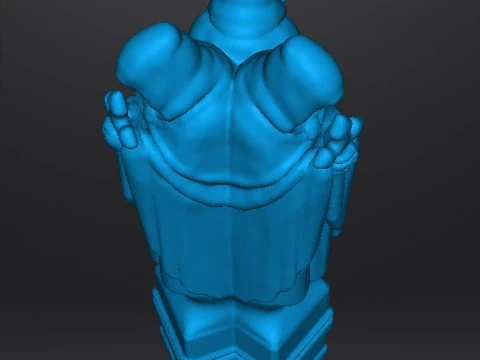 TRIPLA STATUA DEL CULTISTA MODELLO IN MINIATURA DI TERRENO PER GIOCHI FANTASY RPG DND Modello di stampa 3D