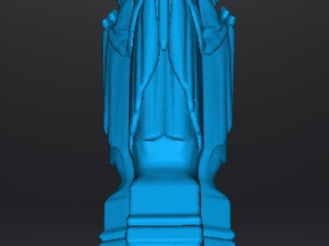 三重邪教徒雕像微型模型地形适用于奇幻游戏角色扮演游戏 DND 3D 打印模型