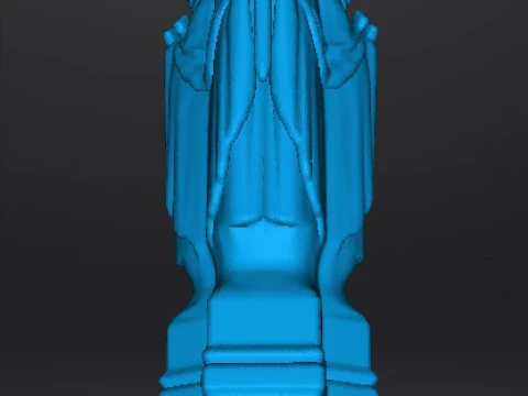 TRIPLA STATUA DEL CULTISTA MODELLO IN MINIATURA DI TERRENO PER GIOCHI FANTASY RPG DND Modello di stampa 3D