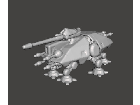 6MM SCALE AT-TE WALKER MINIATURE MODEL FOR SCIFI GAMES EPIC 3D Print Model