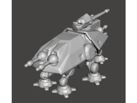6MM SCALE AT-TE WALKER MINIATURE MODEL FOR SCIFI GAMES EPIC 3D Print Model