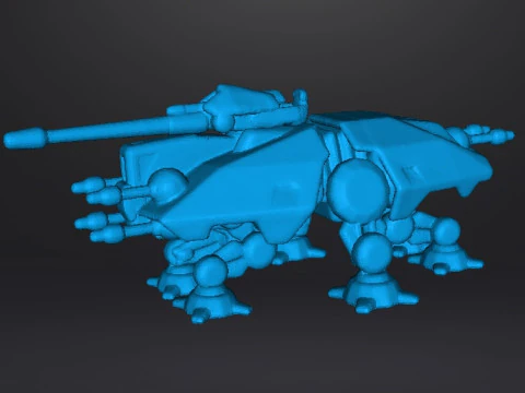 6MM SCALE AT-TE WALKER MINIATURE MODEL FOR SCIFI GAMES EPIC 3D Print Model