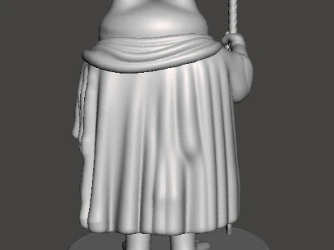 FROG KNIGHT IM BURNT OUT MY LORD MODEL FIGURE FOR FANTASY GAMES RPG DND 3D Print Model