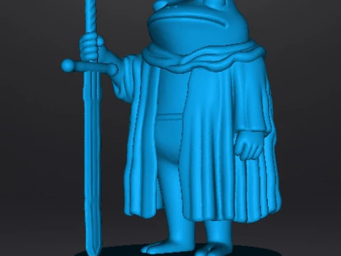 FROG KNIGHT IM BURNT OUT MY LORD MODEL FIGURE FOR FANTASY GAMES RPG DND 3D Print Model