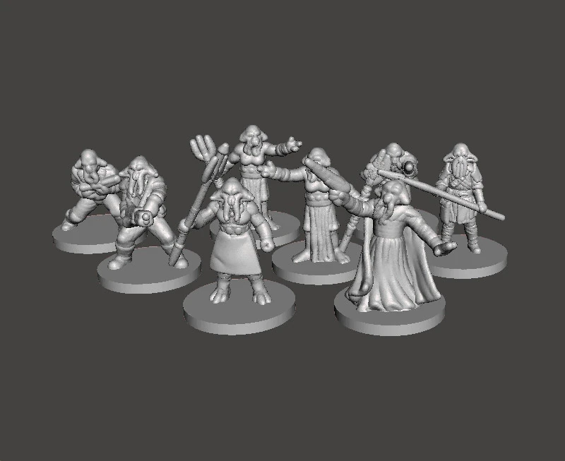 SET SW QUARREN SQUIDHEAD IN SCALA DA 6 MM MODELLI IN MINIATURA PER GIOCHI SCIFI EPIC Modello di stampa 3D .c4d .max .obj .3ds .fbx .stl .blend 