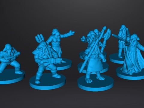 6MM ESCALA SW QUARREN SQUIDHEAD SET MODELOS EM MINIATURA PARA JOGOS SCIFI &Eacute;PICOS Modelo de Impressão 3D