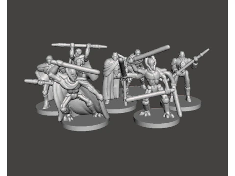 6-mm-Ma&szlig;stab SW GRIEVOUS UND DROIDS SET MINIATURMODELLE F&Uuml;R SCIFI-SPIELE EPIC 3D Druckmodell