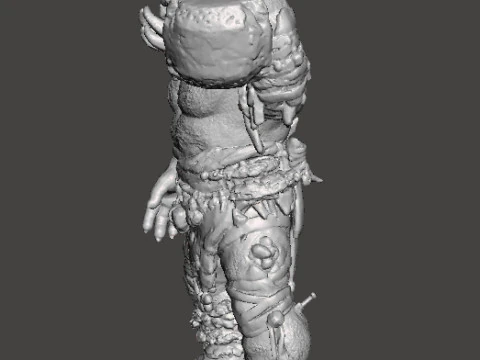 GOW FIRE TROLL MINIATURE MODEL FOR FANTASY GAMES RPG DND 3D Print Model