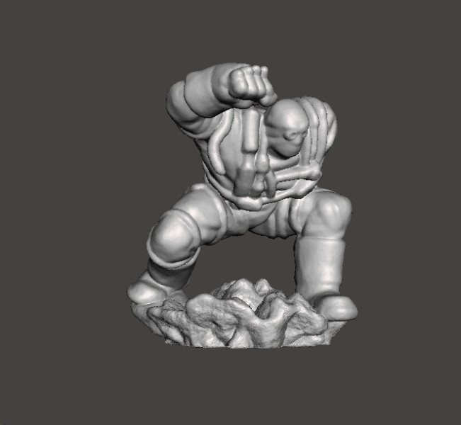DOOMSDAY CONTAINMENT SUIT FIGURE MODEL FOR MODERN OR FANTASY GAMES RPG DND 3D Print Model .c4d .max .obj .3ds .fbx .stl .blend