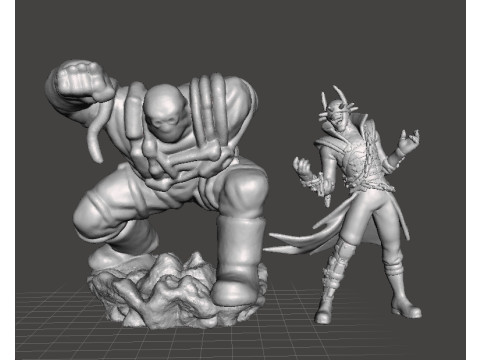 DOOMSDAY CONTAINMENT SUIT FIGURE MODEL FOR MODERN OR FANTASY GAMES RPG DND 3D Print Model