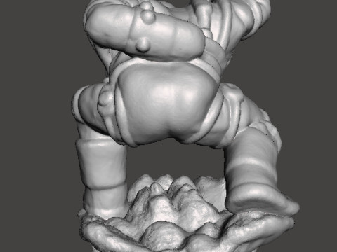 DOOMSDAY CONTAINMENT SUIT FIGURE MODEL FOR MODERN OR FANTASY GAMES RPG DND 3D Print Model