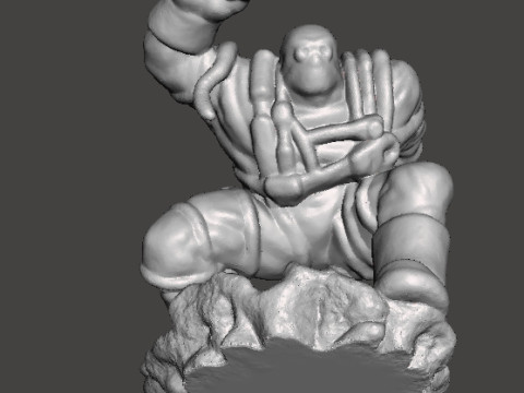 DOOMSDAY CONTAINMENT SUIT FIGURE MODEL FOR MODERN OR FANTASY GAMES RPG DND 3D Print Model