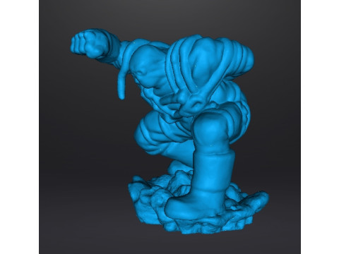 DOOMSDAY CONTAINMENT SUIT FIGURE MODEL FOR MODERN OR FANTASY GAMES RPG DND 3D Print Model