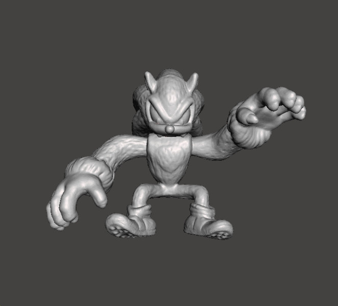 SONIC THE WEREHOG 피규어 모델 PVC 장난감 조각상 3D 프린트 모델 .c4d .max .obj .3ds .fbx .stl .blend 