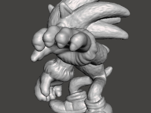 SONIC THE WEREHOG 피규어 모델 PVC 장난감 조각상 3D 프린트 모델