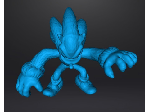 SONIC THE WEREHOG 피규어 모델 PVC 장난감 조각상 3D 프린트 모델