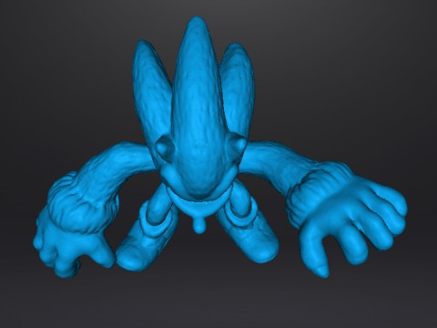 SONIC THE WEREHOG 피규어 모델 PVC 장난감 조각상 3D 프린트 모델