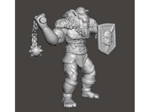 МИНИАТЮРНАЯ МОДЕЛЬ МОНИКАНА ДЛЯ ФЭНТЕЗИ-ИГР RPG DND 3D Принт Модель