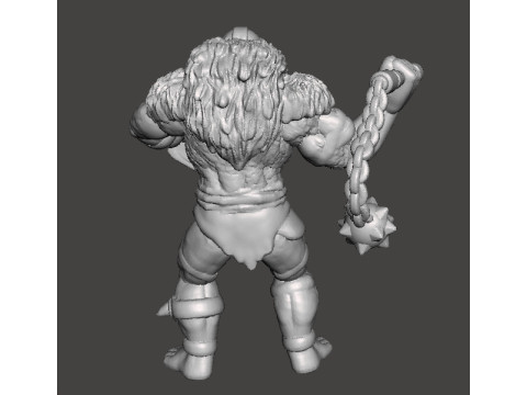 МИНИАТЮРНАЯ МОДЕЛЬ МОНИКАНА ДЛЯ ФЭНТЕЗИ-ИГР RPG DND 3D Принт Модель