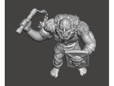 MONKIAN MODELLO IN MINIATURA PER GIOCHI FANTASY RPG DND Modello di stampa 3D