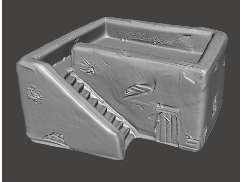 MODELLO IN MINIATURA DI CASA DEL DESERTO IN SCALA DA 6 MM PER GIOCHI SCIFI Modello di stampa 3D