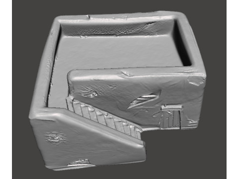 MODELLO IN MINIATURA DI CASA DEL DESERTO IN SCALA DA 6 MM PER GIOCHI SCIFI Modello di stampa 3D