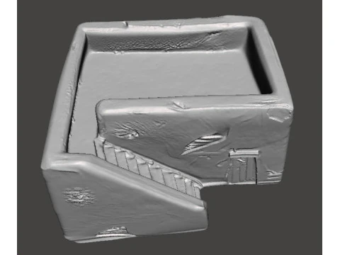 MODELLO IN MINIATURA DI CASA DEL DESERTO IN SCALA DA 6 MM PER GIOCHI SCIFI Modello di stampa 3D