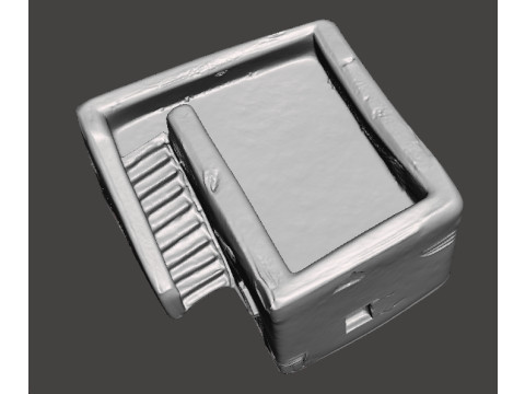 MODELLO IN MINIATURA DI CASA DEL DESERTO IN SCALA DA 6 MM PER GIOCHI SCIFI Modello di stampa 3D