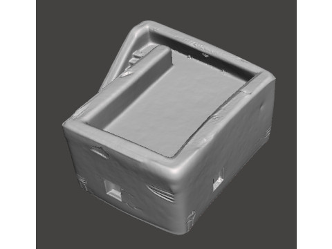 MODELLO IN MINIATURA DI CASA DEL DESERTO IN SCALA DA 6 MM PER GIOCHI SCIFI Modello di stampa 3D