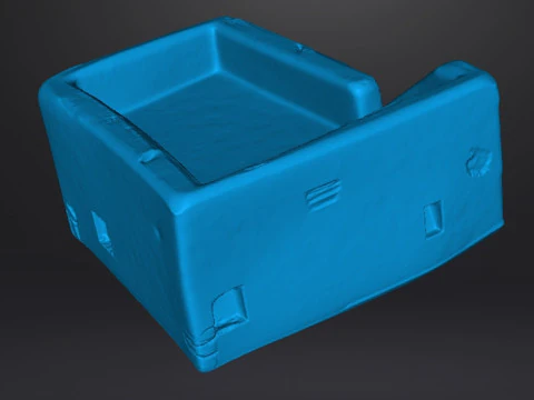 MODELLO IN MINIATURA DI CASA DEL DESERTO IN SCALA DA 6 MM PER GIOCHI SCIFI Modello di stampa 3D