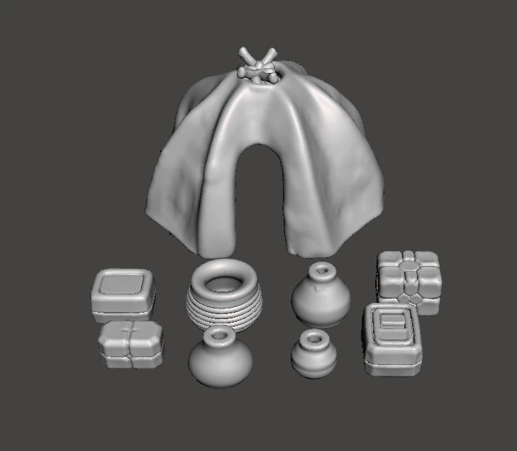 6MM SCALE TUSKEN HUT SET MINIATURE MODEL FOR SCIFI GAMES 3D Print Model .c4d .max .obj .3ds .fbx .stl .blend 