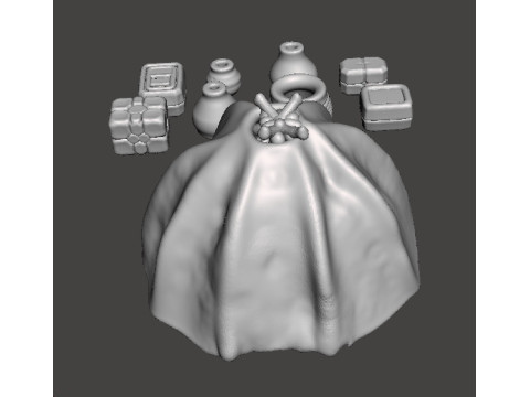 स्किफ़ी गेम्स के लिए 6एमएम स्केल टस्कन हट सेट लघु मॉडल 3D प्रिंट मॉडल