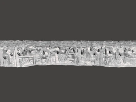 MODELO EM MINIATURA DE MADEIRA DE PEDRA DE BARRICADA EM ESCALA DE 6 MM PARA JOGOS SCIFI OU FANTASIA Modelo de Impressão 3D