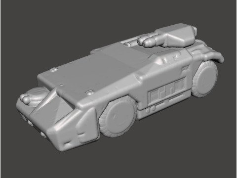 MODEL MINIATUR APC MARINIR KOLONIAL SKALA 6 MM UNTUK EPIC GAMES SCIFI Model Cetak 3D