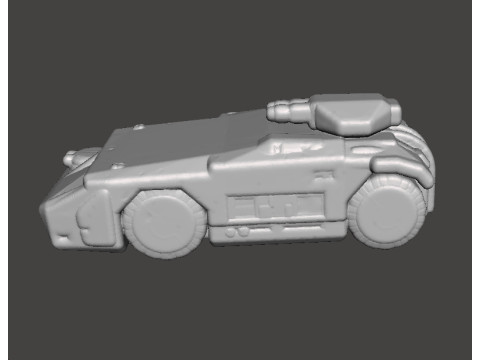 MODEL MINIATUR APC MARINIR KOLONIAL SKALA 6 MM UNTUK EPIC GAMES SCIFI Model Cetak 3D