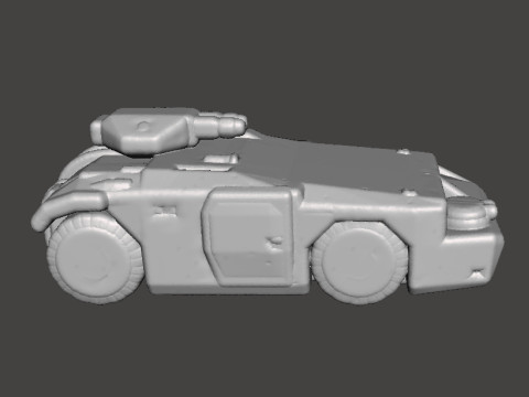 MODEL MINIATUR APC MARINIR KOLONIAL SKALA 6 MM UNTUK EPIC GAMES SCIFI Model Cetak 3D