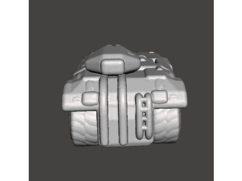 MODEL MINIATUR APC MARINIR KOLONIAL SKALA 6 MM UNTUK EPIC GAMES SCIFI Model Cetak 3D