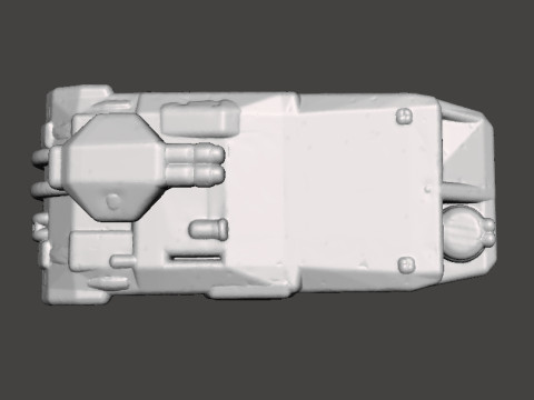 MODEL MINIATUR APC MARINIR KOLONIAL SKALA 6 MM UNTUK EPIC GAMES SCIFI Model Cetak 3D