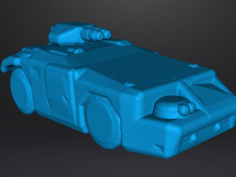 MODEL MINIATUR APC MARINIR KOLONIAL SKALA 6 MM UNTUK EPIC GAMES SCIFI Model Cetak 3D