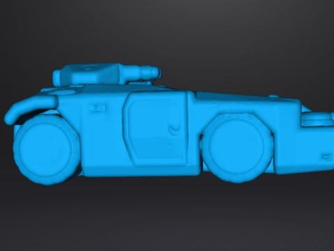 MODEL MINIATUR APC MARINIR KOLONIAL SKALA 6 MM UNTUK EPIC GAMES SCIFI Model Cetak 3D