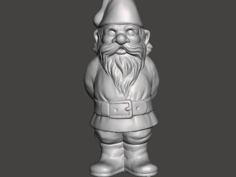 GARDEN GNOME STATUE FIGURE MODEL ART SCULPTURE 3D Print Model