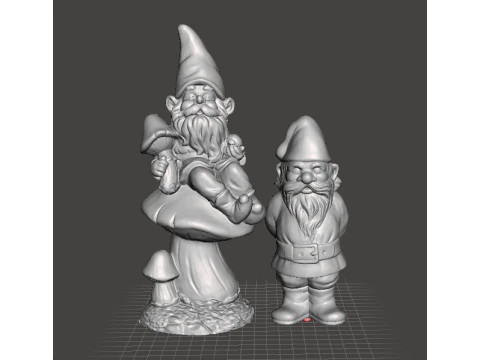 GARDEN GNOME STATUE FIGURE MODEL ART SCULPTURE 3D Print Model