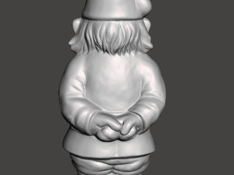 गार्डन गनोम मूर्ति चित्र मॉडल कला मूर्तिकला 3D प्रिंट मॉडल