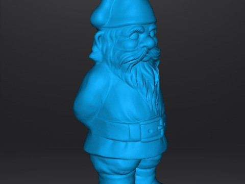 गार्डन गनोम मूर्ति चित्र मॉडल कला मूर्तिकला 3D प्रिंट मॉडल