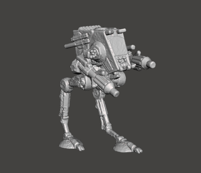 6-mm-Ma&szlig;stab AT-ST WOOKIE HUNTER MINIATURMODELL F&Uuml;R SCIFI-SPIELE EPIC 3D Druckmodell .c4d .max .obj .3ds .fbx .stl .blend 