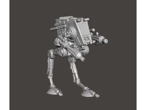 6MM SCALE AT-ST WOOKIE HUNTER MINIATURE MODEL FOR SCIFI GAMES EPIC 3D Print Model